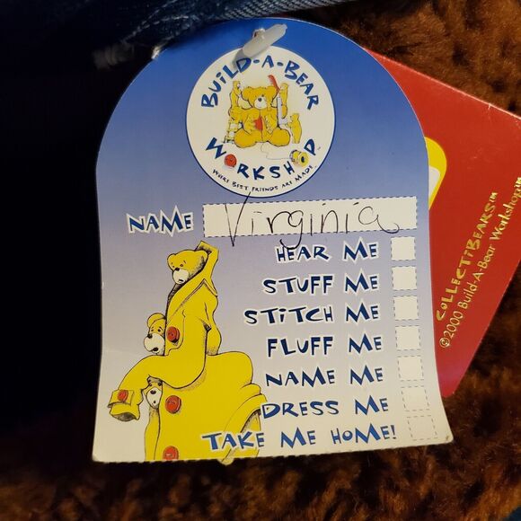 Build A Bear Plush Ltd. Edition Centennial 2nd Series 12" Clothed Tags Hat Teddy - Picture 7 of 11